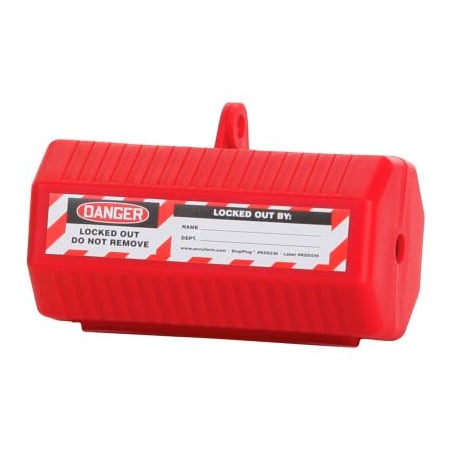 Accuform Accuform Lockout, Stopout Stopplug Ac Multi-Plug Lockout, Plastic KDD230